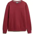 Superdry Superdrytil mænd. M2013751A Essential Logo Crew Sweatshirt rødbrun (M), Casual, Bomuld, Bæredygtig