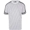 Urban Classics Oversized Striped Mesh T-shirt Med Korte ærmer
