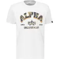 Alpha industries College Camo T T-shirt Med Korte ærmer