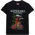 Superdry Tattoo Rhinestone Fitted T-shirt Med Korte ærmer