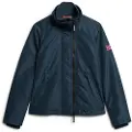 Superdry Superdrytil kvinder. W5011828A Windbraker-jakke marineblå (XXS), Casual, Genanvendt polister, Bæredygtig