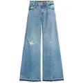 Superdry Raw Hem Wide Flare Højtaljede Jeans