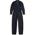 G-Star G-Startil kvinder. D25317-D777-G818 Tailored Wrap jumpsuit navy (XS), Casual, Bomuld, Lange ærmer, Bæredygtig, Blå