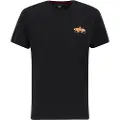 Alpha industries Puff Print Logo Bp T T-shirt Med Korte ærmer