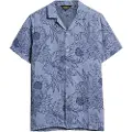Superdry Open Collar Print Kortærmet Skjorte