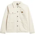 Superdry Superdrytil kvinder. W5011473A Vintage Chore beige jakke (M), Casual, Bomuld, Lange ærmer