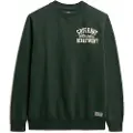 Superdry Superdrytil mænd. M2013834A Vintage Athletic Crew Sweatshirt grøn (XXL), Casual, Bomuld