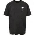 Mc Clothes Love In The Air Acid Washed Heavy Oversized T-shirt Med Korte ærmer