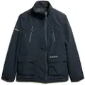Superdry Superdrytil mænd. M5011894A Ultimate Windbreaker-jakke navy (M), Casual, Polyester, Lange ærmer, Blå