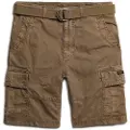 Superdry Superdrytil mænd. M7110434A Cargo shorts Kraftig brun (32), Casual, Bomuld