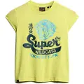Superdry Varsity Burnout Cap T-shirt Med Korte ærmer