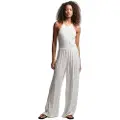 Superdry Superdrytil kvinder. W8011439A Hvid jumpsuit med broderi (M), Casual, Viscose, Uden ærmer/stropper