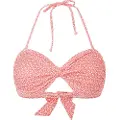Pepe Jeans Pepe Jeanstil kvinder. PLB10520 Bikinitop med print rød (S), Badetøj, Polyester