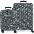 Pepe Jeans Alenka 55-68 Cm 104l Kuffert Med Hjul 2 Enheder