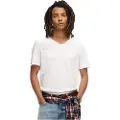 Superdry Raw Edge Slub V T-shirt Med Korte ærmer