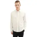 Tom Tailor 1038780 Relaxed Striped Oxford Skjorte Med Lange ærmer
