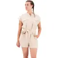 Pepe Jeans Pepe Jeanstil kvinder. PL230428 Overall Alina sort (S), Brun, Casual, Viscose, Korte ærmer