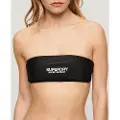 Superdry Superdrytil kvinder. W3010388A Bandeau-bikinitop med logo sort (XS), Badetøj, Genanvendt polister, Bæredygtig