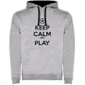 Kruskis Keep Calm And Play Football Two-colour Hættetrøje