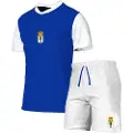 Real Oviedo Pyjamas Med Korte ærmer Til Børn