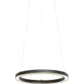 QAZQA Pendellampe sort 40cm inkl. LED 3-trins dæmpbar - Girello
