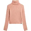 Superdry Fitted Cable Striktrøje Med Høj Hals