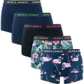 Jack & Jones Pink Flamingo Plus Size Boxers 5 Enheder