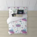 Play Fabrics Dynebetræk Med Knapper Univers Rick Og Morty Til Seng 105 180x240 Cm