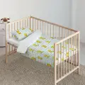 Play Fabrics Tweety Vichy Dynebetræk Til Tremmeseng 115x145 Cm