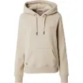 Superdry Superdrytil kvinder. W2012180A Essential sweatshirt med logo i beige (XL), Casual, Bomuld, Bæredygtig