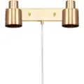 Globen Lighting - Væglampe Clark 2 - Messing - Væglamper - - Homeroom