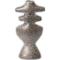 Ferm Living Lysestage YARA 19,5 cm, brun, stentøj, fast LIVING