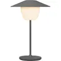 Blomus Bærbar bordlampe ANI MINI 21 cm, LED, varm grå, aluminium, Blomus