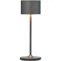 Blomus Bærbar bordlampe FAROL MINI 19,5 cm, LED, gunmetal, aluminium, Blomus
