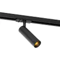 QAZQA Moderne sort spotlight til 1-faset 35 mm skinnesystem - Iconic Jeana Luxe