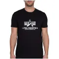 Alpha industries Basic Foil Print T-shirt Med Korte ærmer