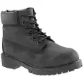 Timberland Timberlandunisex til børn. TB0127070011 Snørestøvler i læder 6 Premium sort (30.5), Fast, Blonder, Casual, børnetøj