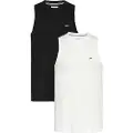 Tommy Hilfiger Dm0dm13229 ærmeløs T-shirt 2 Enheder