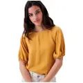 Salsa Jeans Túnica Lyocell With Dye Kortærmet Bluse
