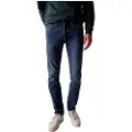 Salsa Jeans 126674 Regular Fit Worn Effect Lavtaljede Jeans
