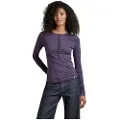 G-Star Essential Henley Slim T-shirt Med Lange ærmer