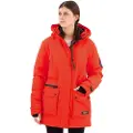 Superdry Superdrytil kvinder. W5011596A Vatteret parka City rød (S), Casual, Polyester