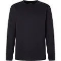 Hackett London Hackett Londontil mænd. HM581165 Sort sweatshirt med klassisk pasform (L), Casual, Bomuld, Lange ærmer