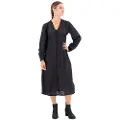 Superdry Lace Trim Langærmet Midi-kjole