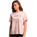 Superdry Luxe Metallic Logo T-shirt Med Korte ærmer