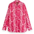 Scotch & Soda Oversized Skjorte Med Lange ærmer