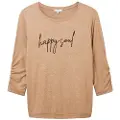 Tom Tailor 1038833 Cosy Wording 3/4 ærmet T-shirt