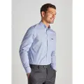 Faconnable Sl Bd Micro Stripe Skjorte Med Lange ærmer