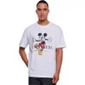 Mister tee Disney 100 Mickey Happiness Oversize T-shirt Med Korte ærmer