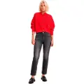Levi's Levi'stil kvinder. 36200-0304 Jeans 501 Crop sort (30/26), Casual, Bomuld, Denim